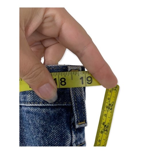 Vintage 90s Lee's Straight Leg Medium Wash Jeans 38x32 - Picture 6 of 10